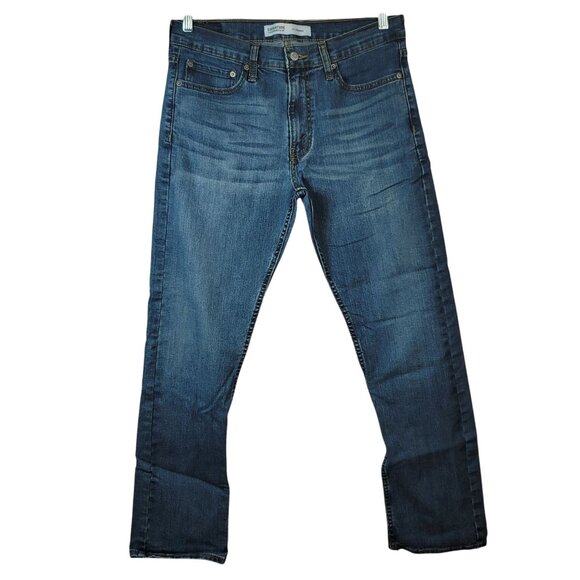 Levi's Signature Mens S51 Straight Jeans Blue Size 32x32 Button Zipper Pockets - Picture 1 of 7